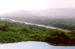 Kalu river seen from the pool