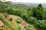 View of the valley below