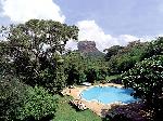 View of the Sigiriya Rock from  Sigiriya Village pool