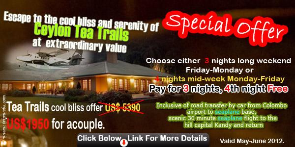 Ceylon Tea Trails Special Offer